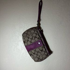 Authentic coach wristlet